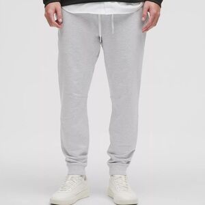 Lululemon Men’s City Sweat Jogger Size Medium Drawstring Sweatpants Light Grey